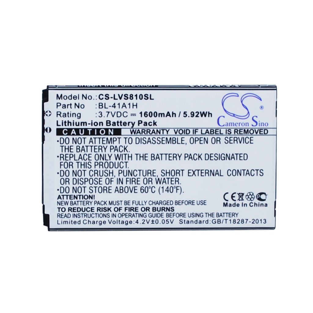 Baterija za mobilni telefon LG CS-LVS810SL
