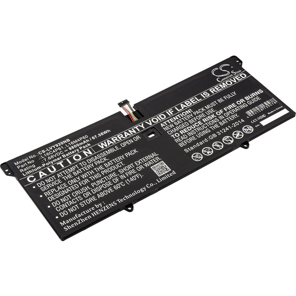 Kompatibilna zamjena baterije za LENOVO 5B10N01565,L16C4P61,L16M4P60