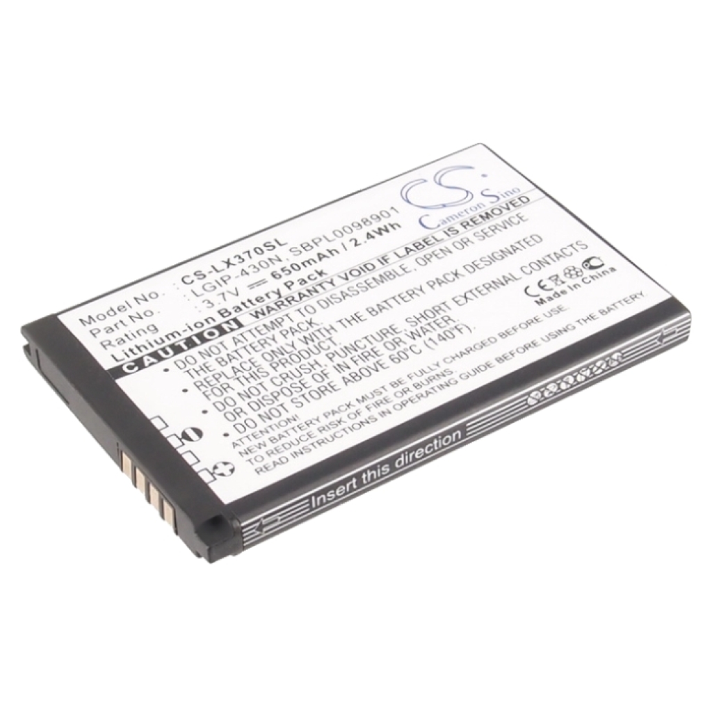 Baterija za mobilni telefon LG CS-LX370SL