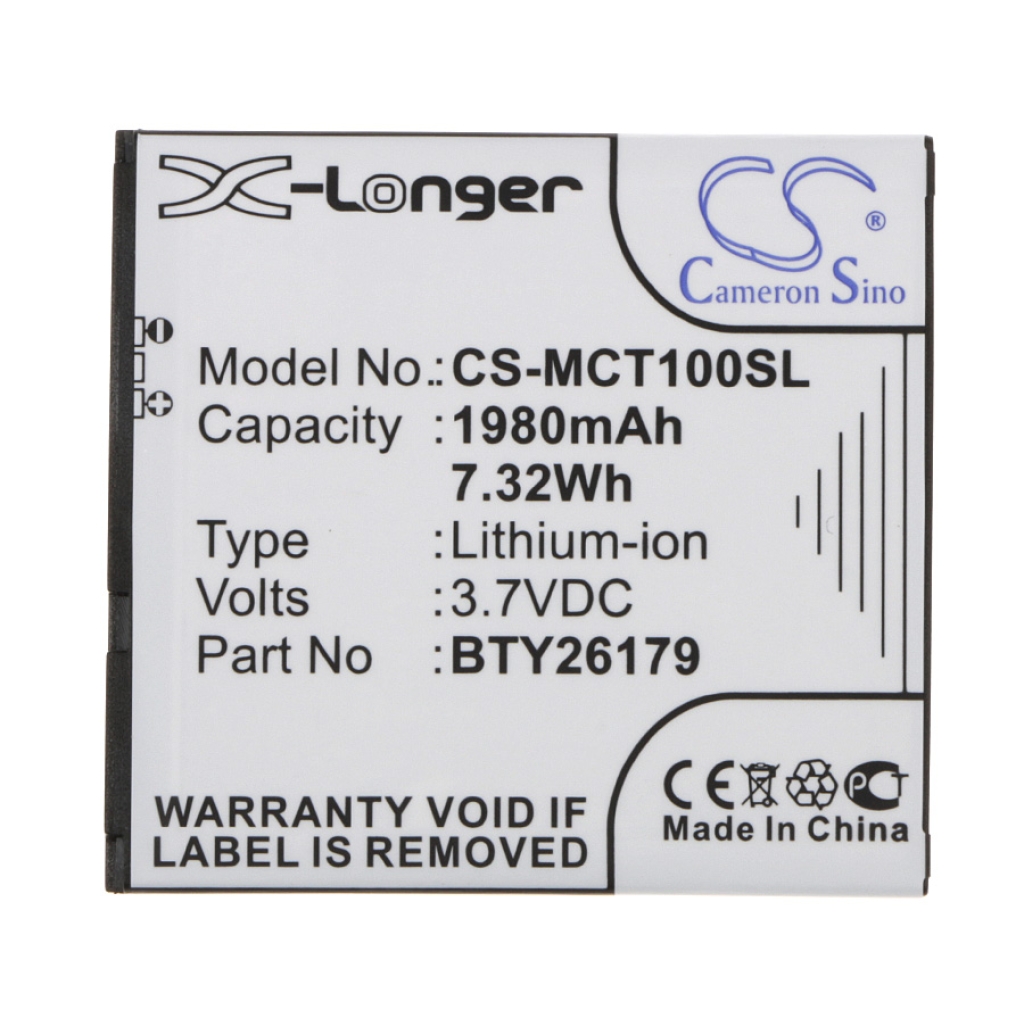 Baterija za mobilni telefon Mobistel CS-MCT100SL