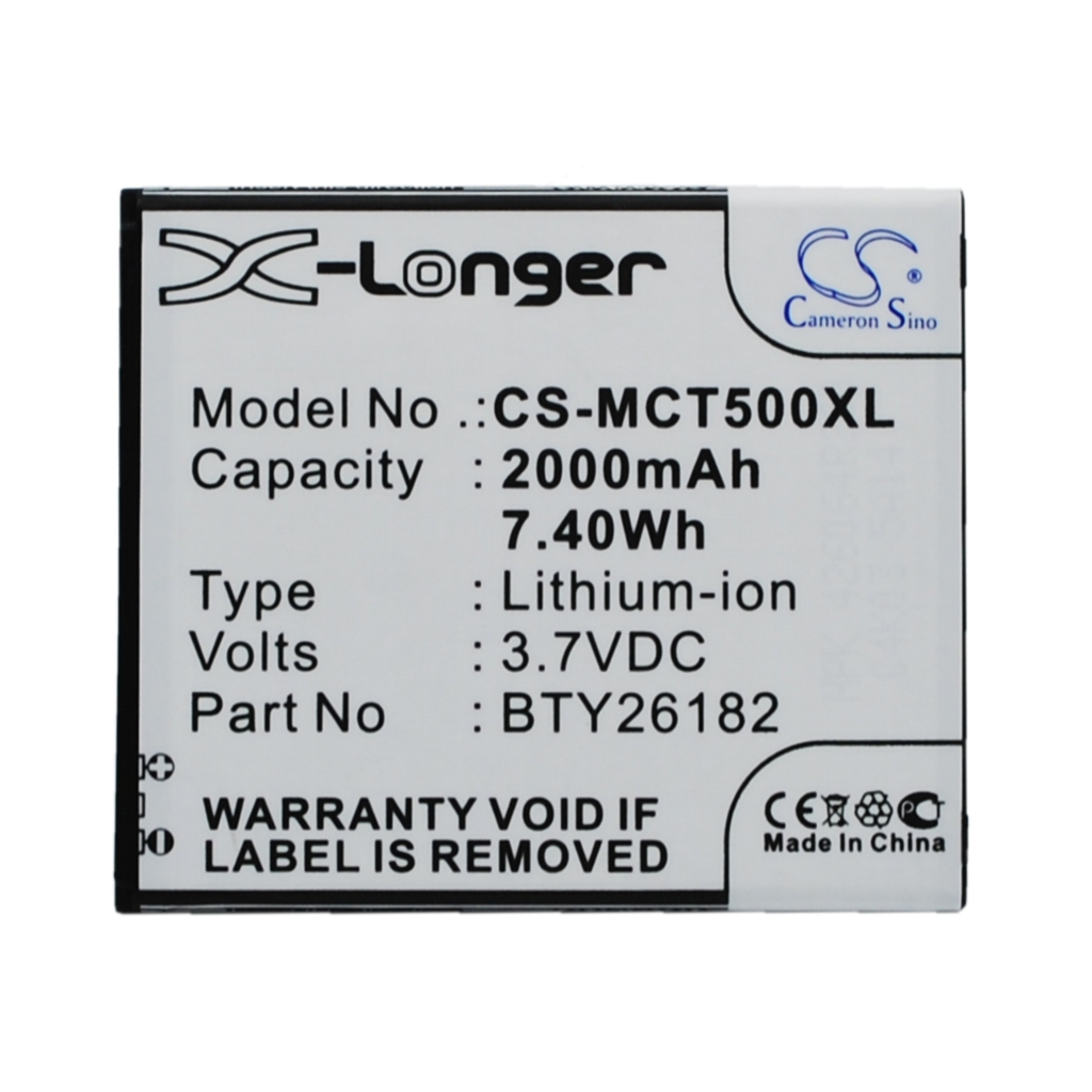 Baterija za mobilni telefon Mobistel CS-MCT500XL