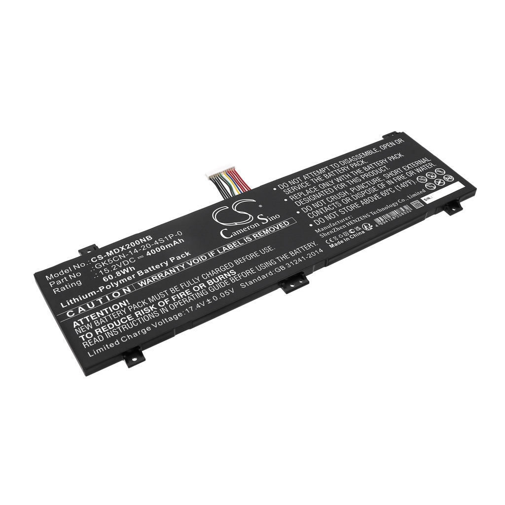 Baterija za prijenosno računalo Getac CS-MDX200NB
