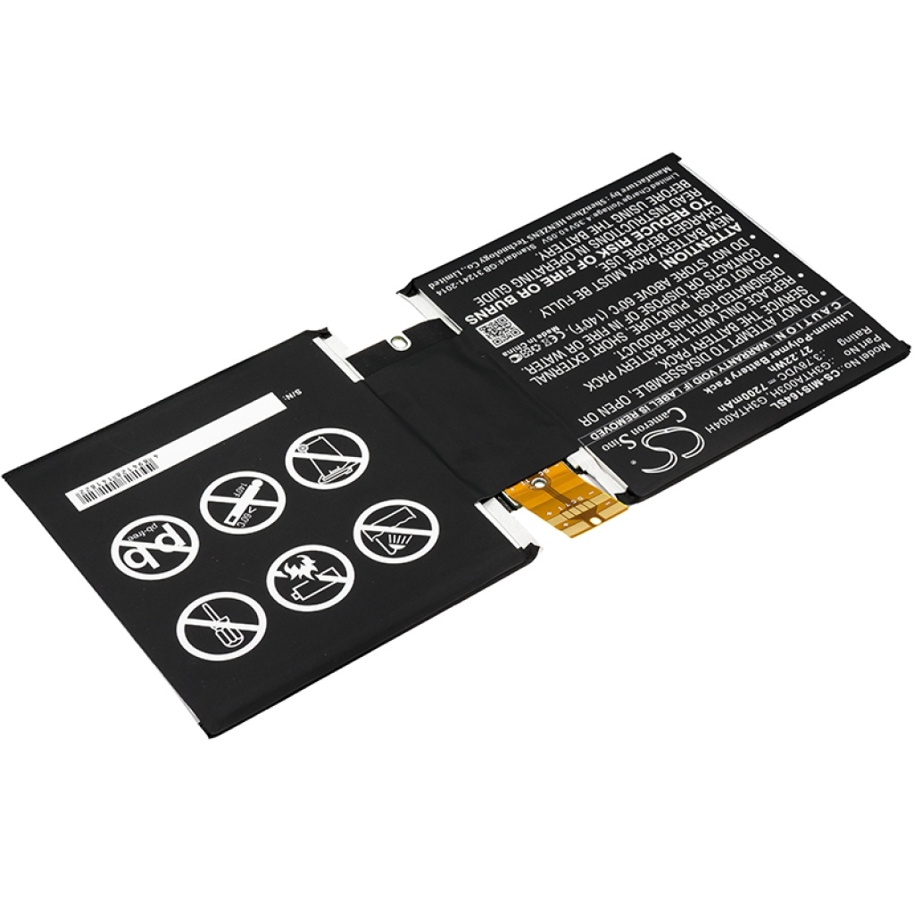 Kompatibilna zamjena baterije za Microsoft G3HTA003H,G3HTA004H,G3HTA007H