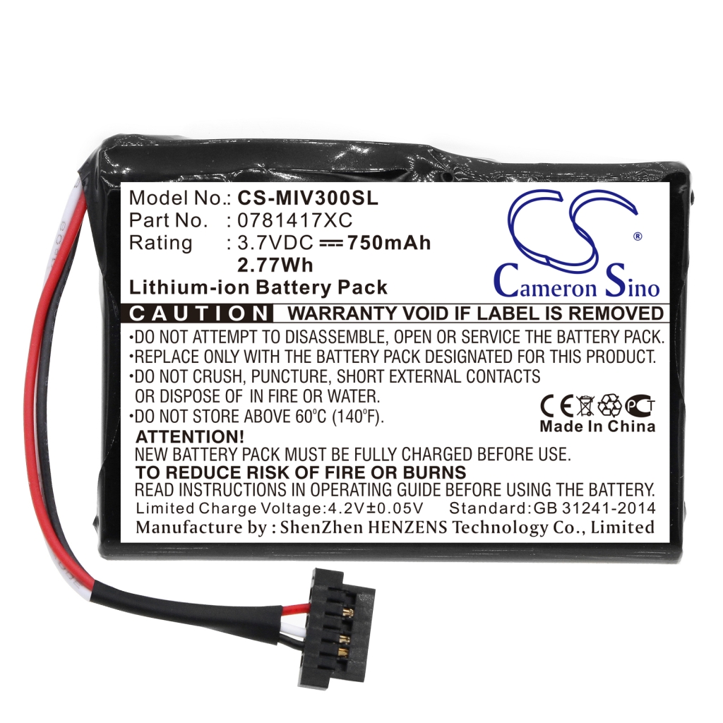 Baterija za GPS, Navigator Mitac CS-MIV300SL