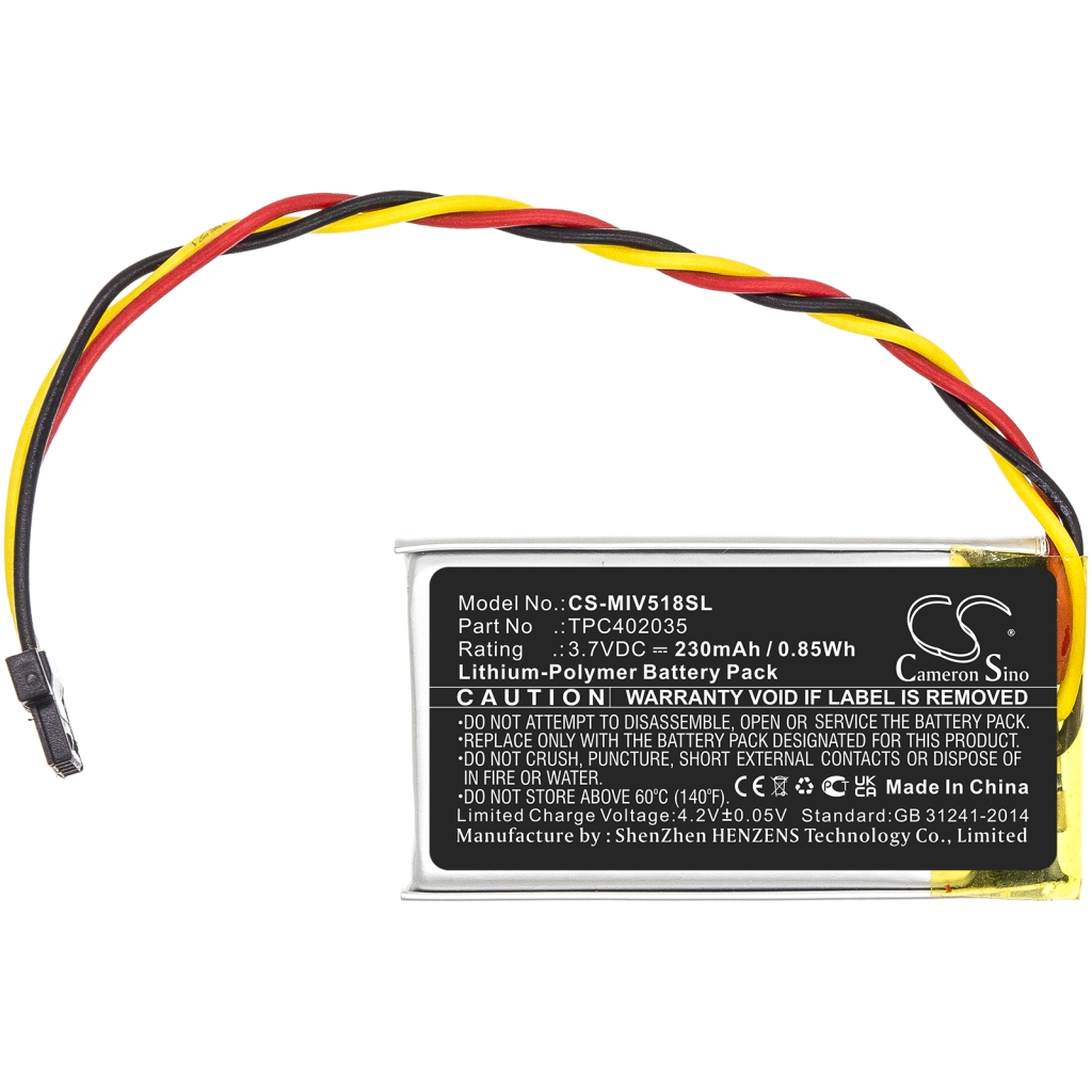 Baterija za sigurnosnu kameru doma Mio CS-MIV518SL