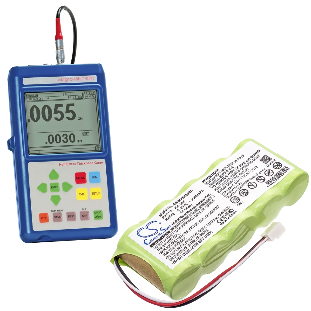 Baterija za električne alate Panametrics Magna-Mike 8500