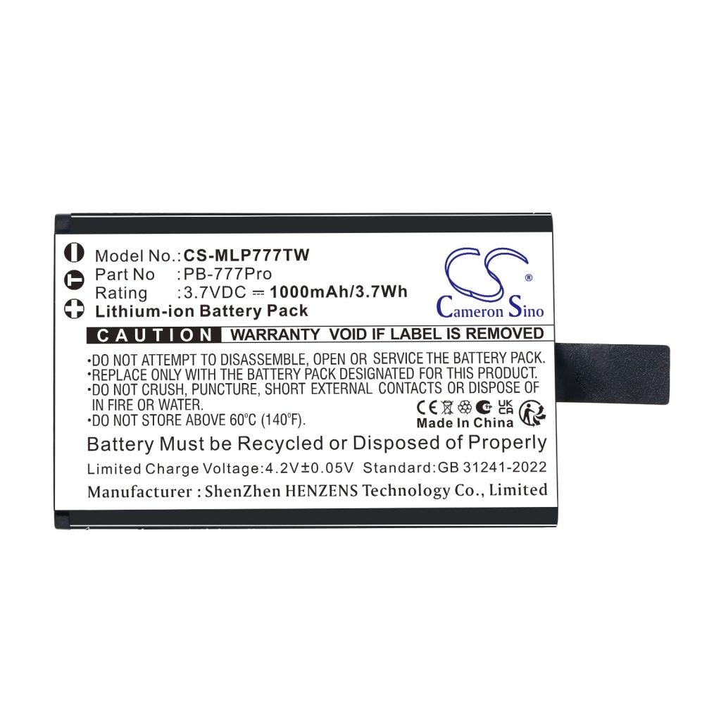 Battery for Midland 777 Pro