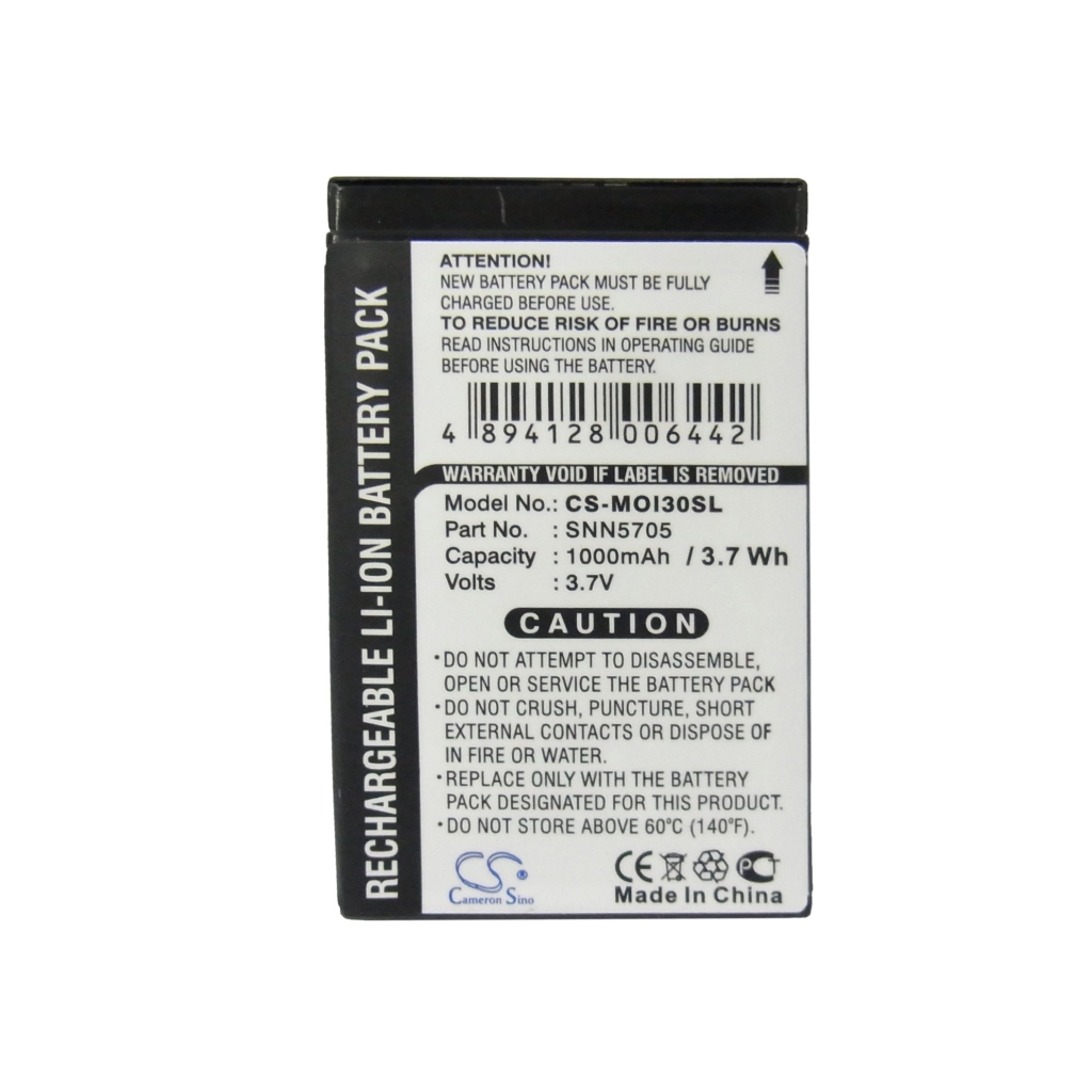 Kompatibilna zamjena baterije za Motorola SNN5705,SNN5723A