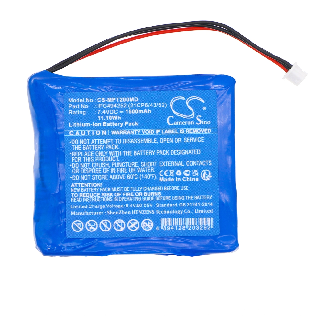 Kompatibilna zamjena baterije za Medcaptain IPC494252 (21CP6/43/52)