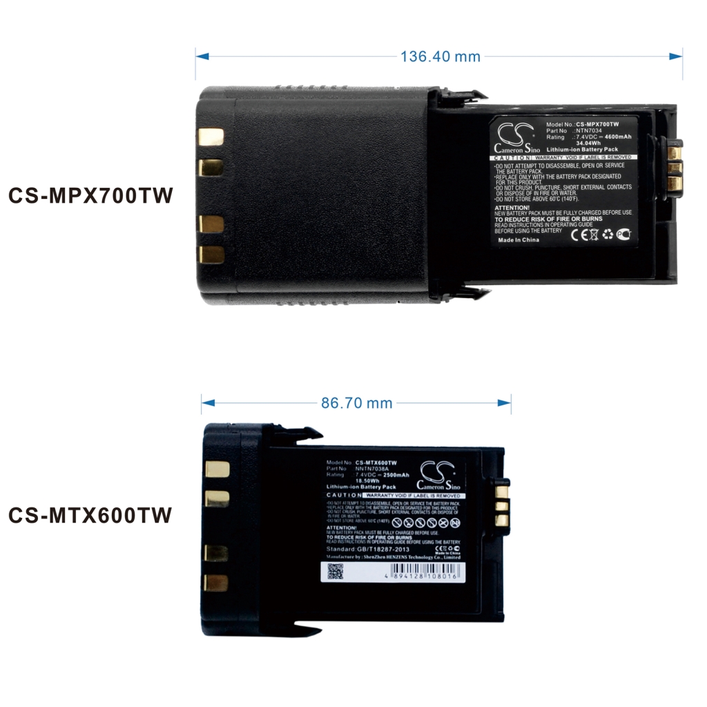 Battery Replaces NTN7034