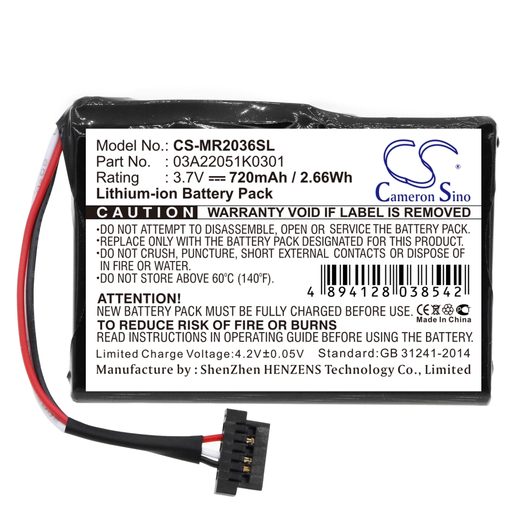 Baterija za GPS, Navigator Magellan CS-MR2036SL