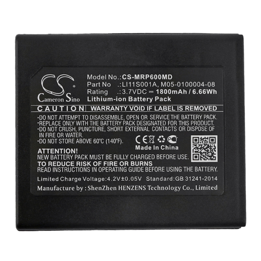Medicinska baterija Mindray CS-MRP600MD
