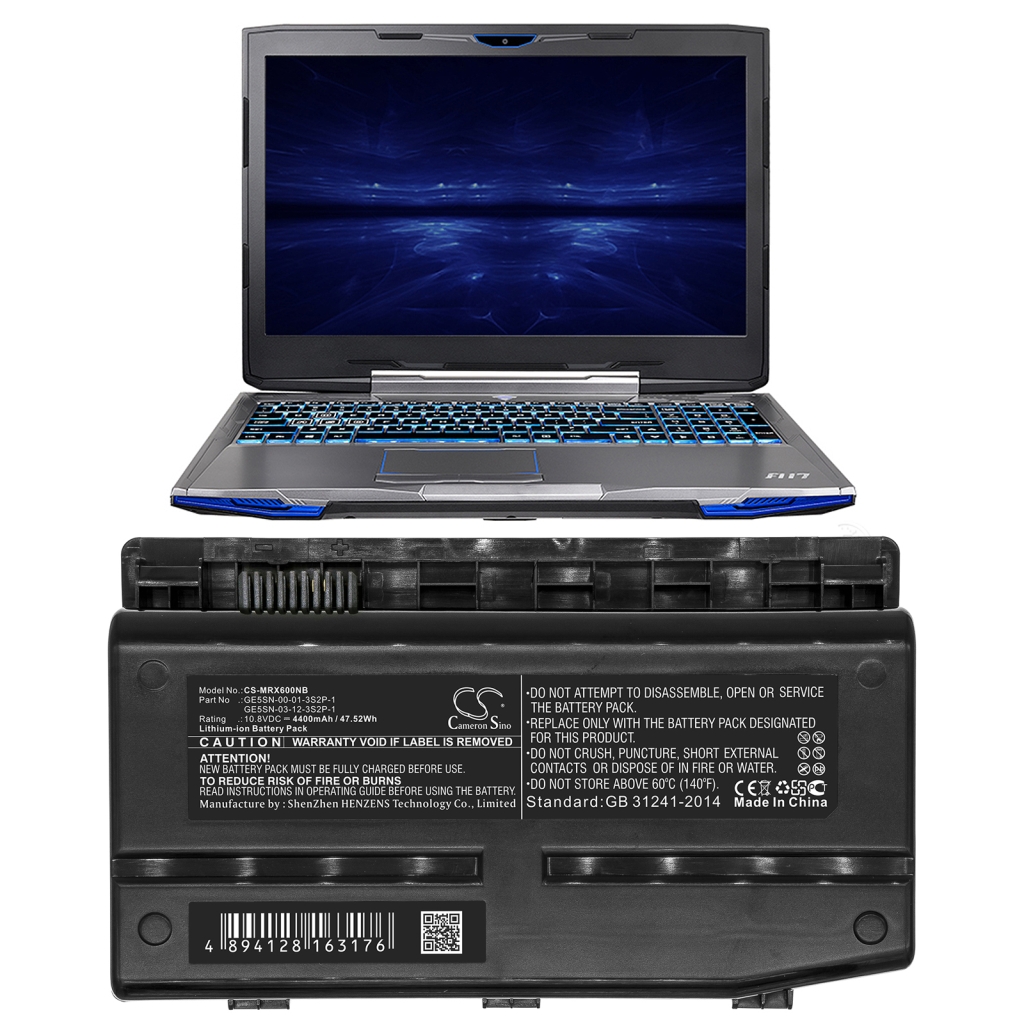 Baterija za prijenosno računalo Machenike F117-F1 (CS-MRX600NB)