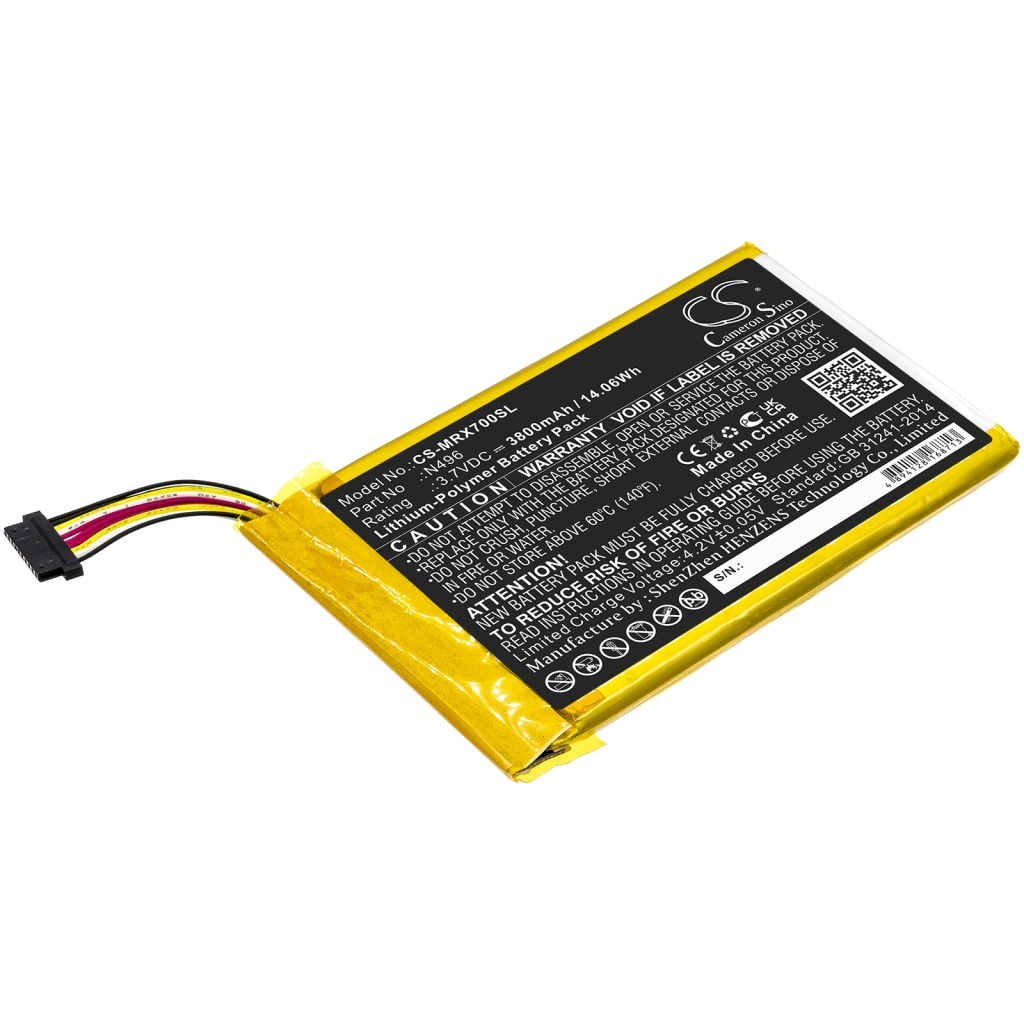 Baterija za GPS, Navigator Magellan TRX7 (CS-MRX700SL)