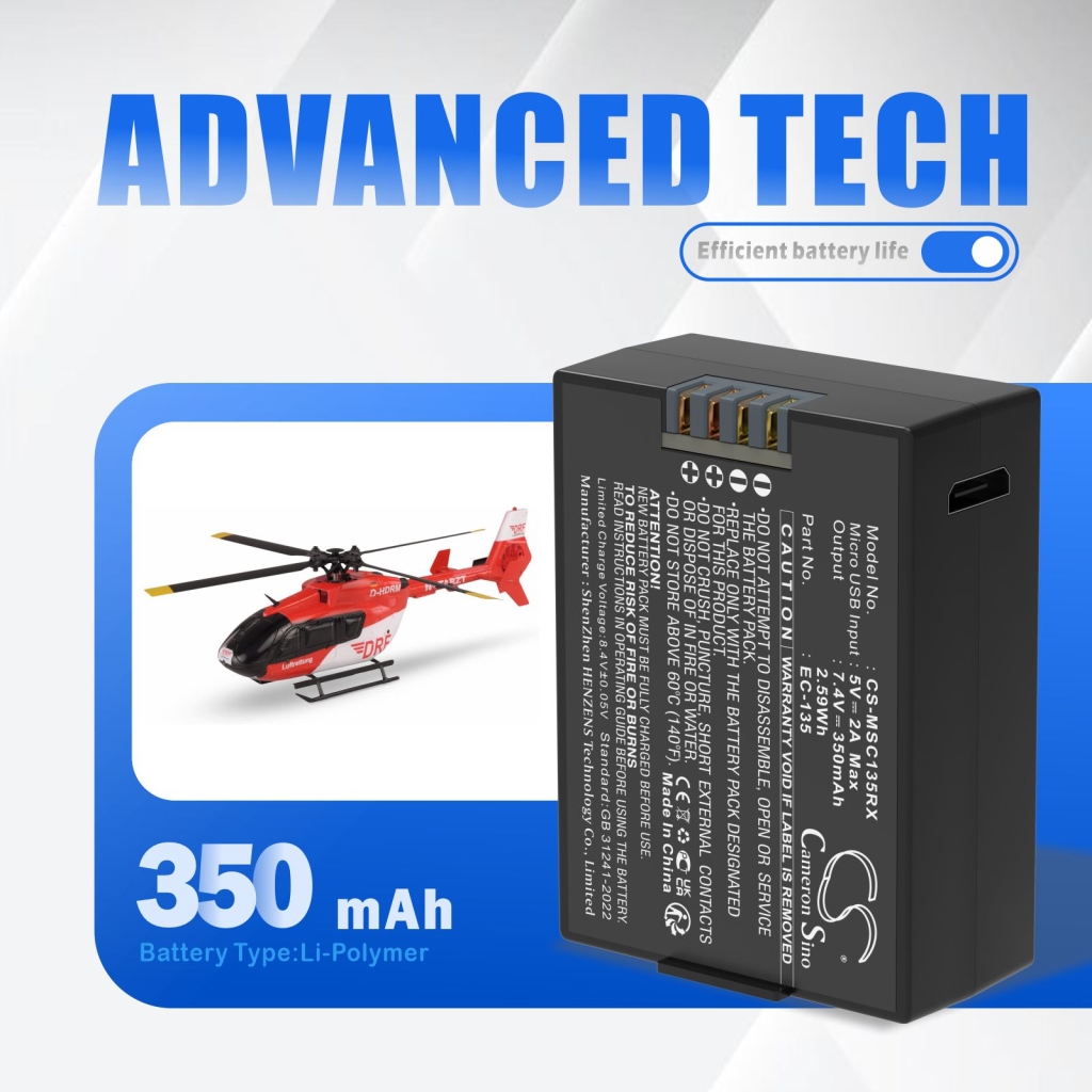 Baterije za dronove Modster CS-MSC135RX
