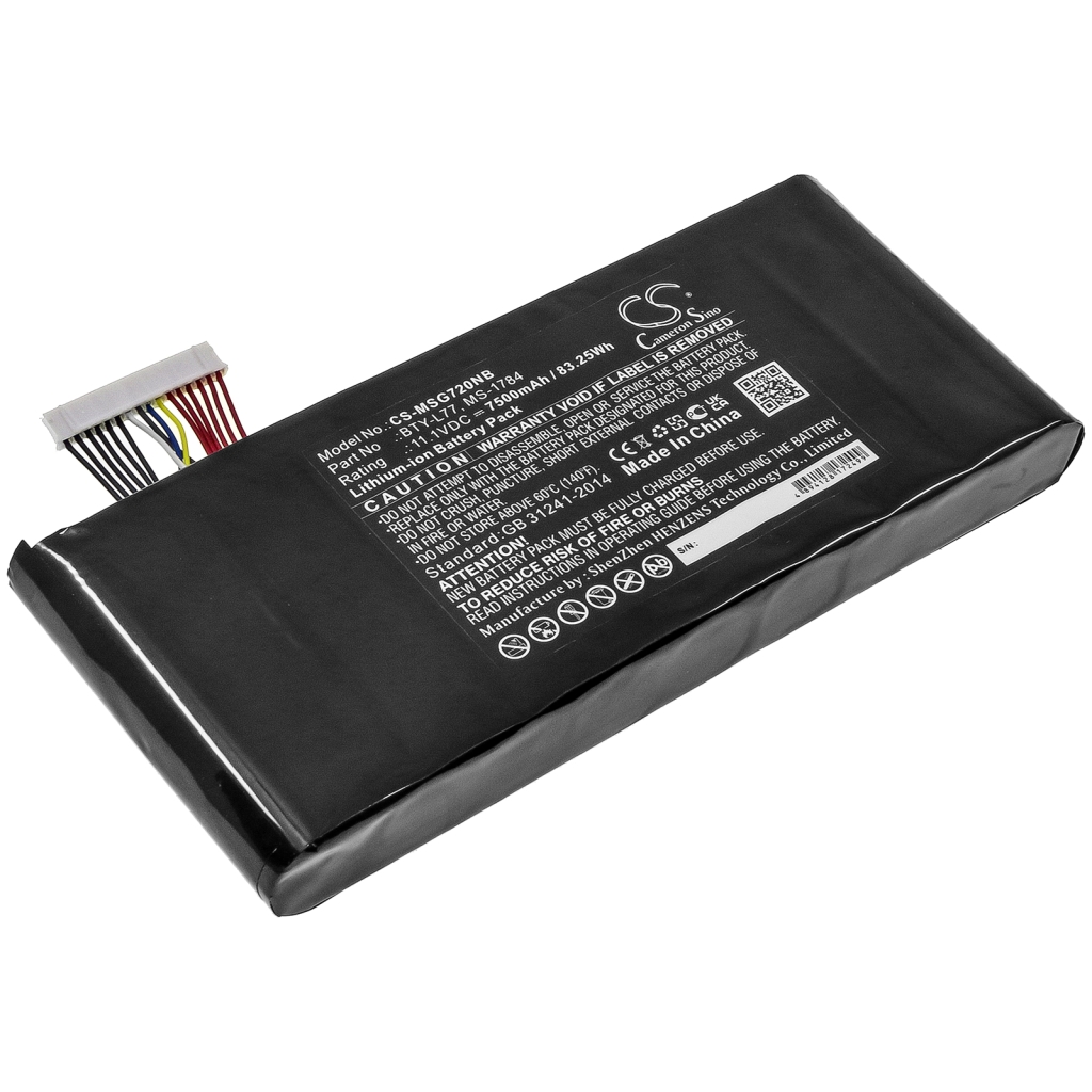Baterija za prijenosno računalo MSI CS-MSG720NB