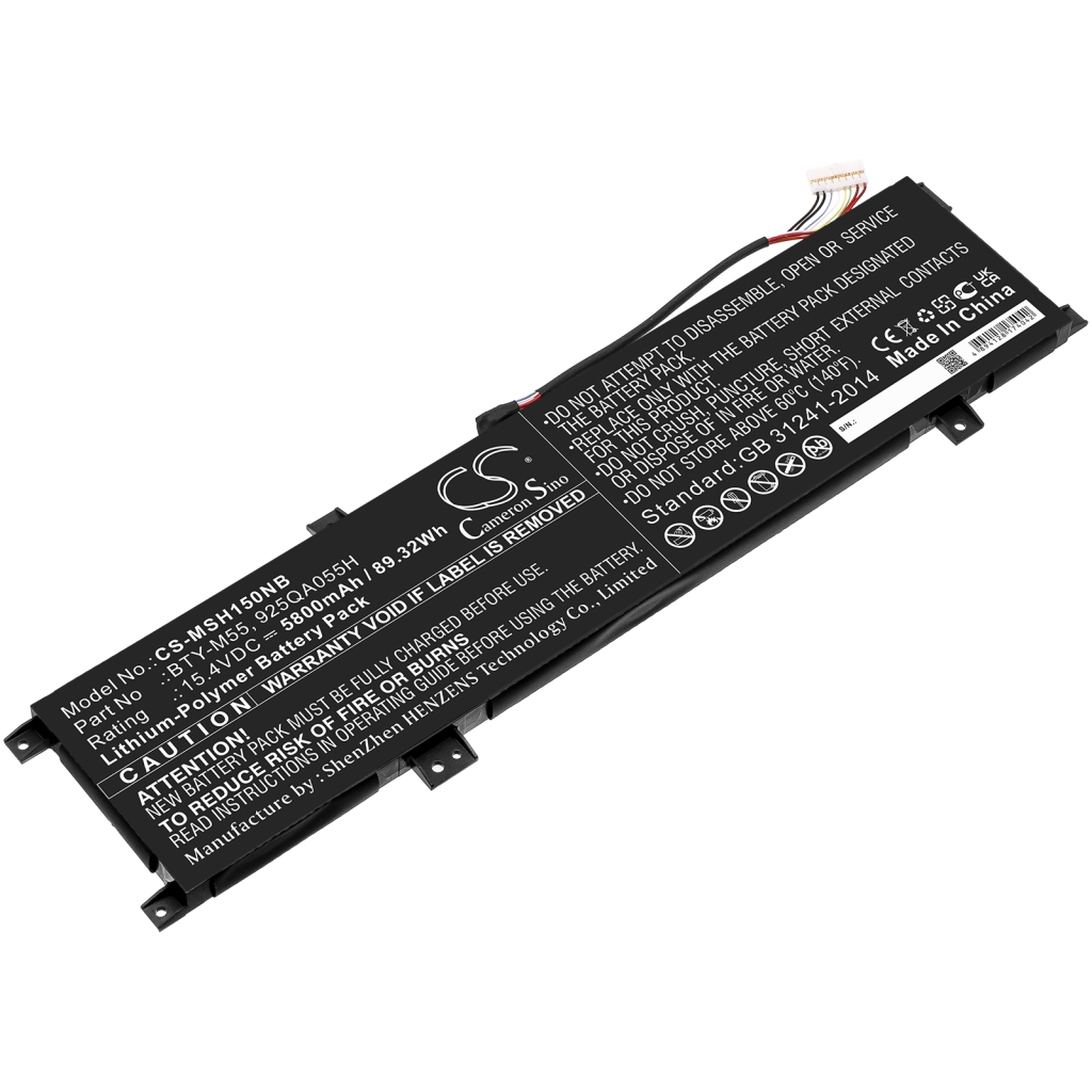Baterija za prijenosno računalo MSI CS-MSH150NB