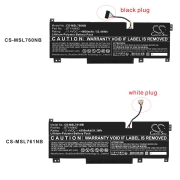 CS-MSL761NB<br />Baterije za   zamjenjuje bateriju BTY-M492