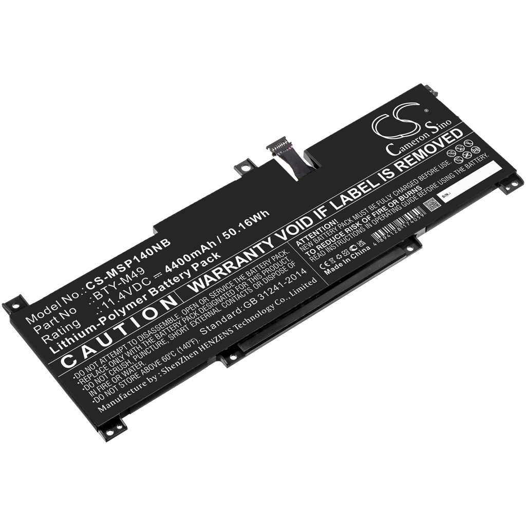 Baterija za prijenosno računalo MSI CS-MSP140NB