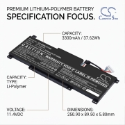 Battery for MSI Modern 15 A11MU
