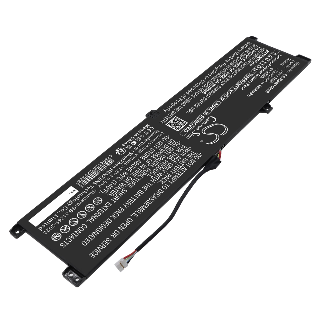 Baterija kompatibilno s MSI CS-MSW160NB