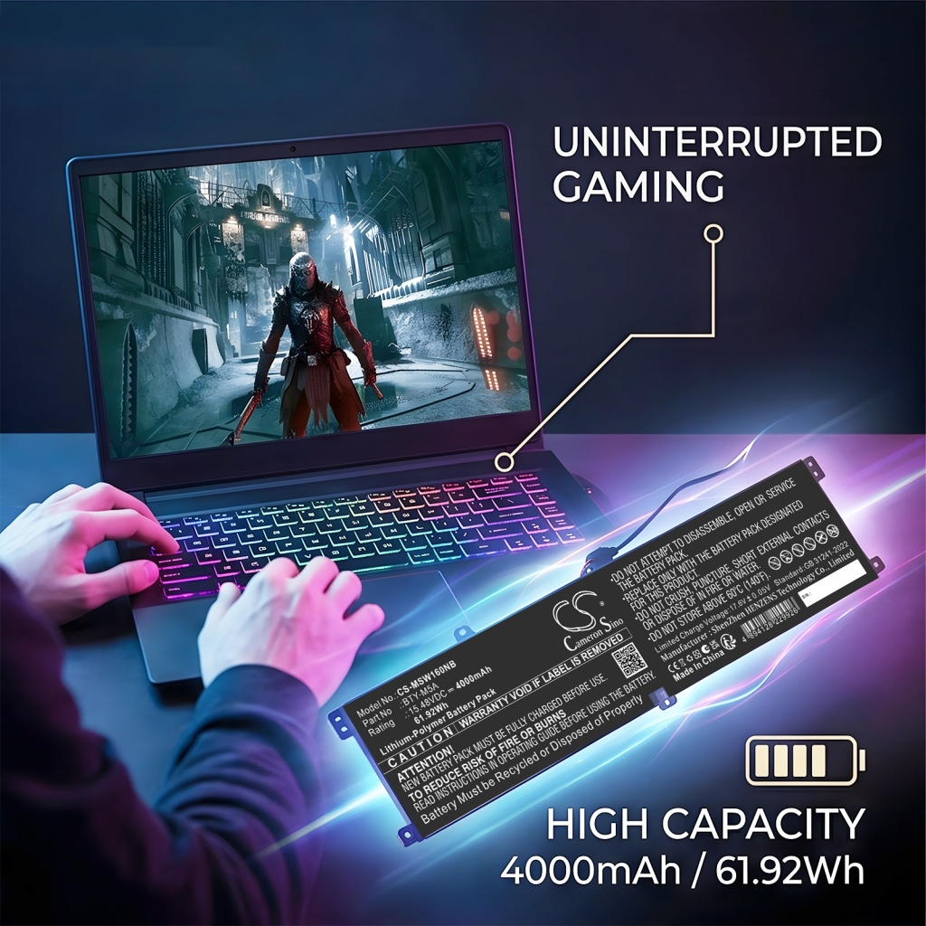 Baterija kompatibilno s MSI CS-MSW160NB