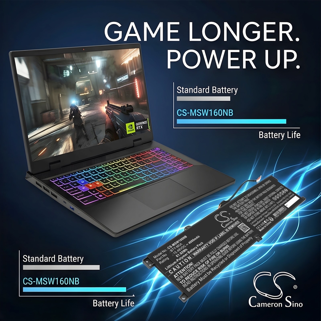 Baterija kompatibilno s MSI CS-MSW160NB