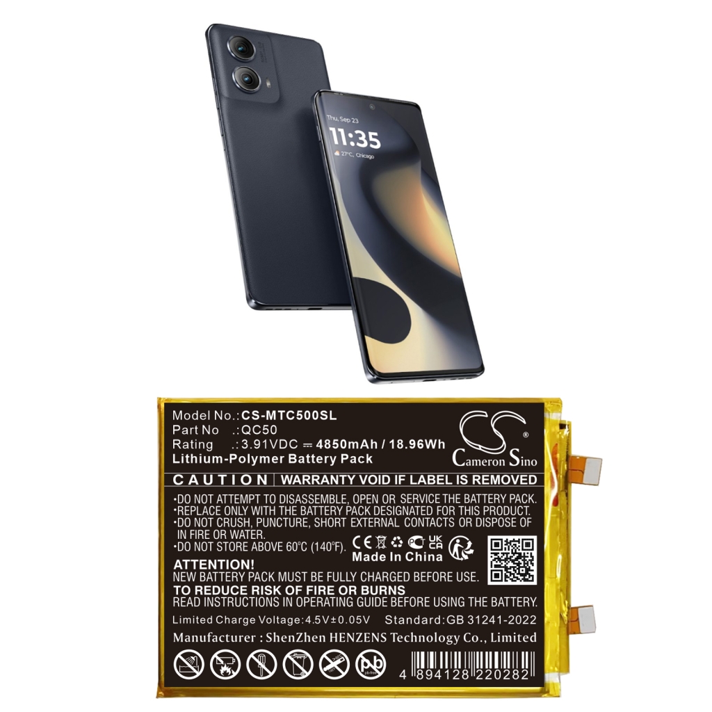 Baterija za mobilni telefon Motorola Moto Edge 2024 (CS-MTC500SL)
