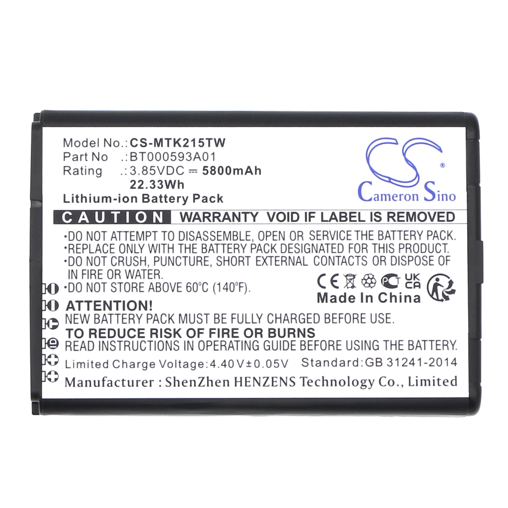 Baterija za dvosmjerni radio Motorola HK2157A (CS-MTK215TW)