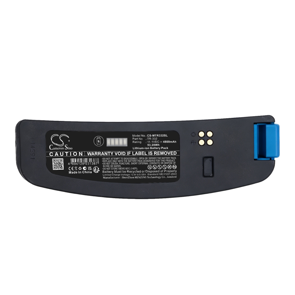 Baterije kompatibilno s 3M Versaflo TR-300 PAPR TR-300N+ PAPR TR-301N PAPR CS-MTR332SL