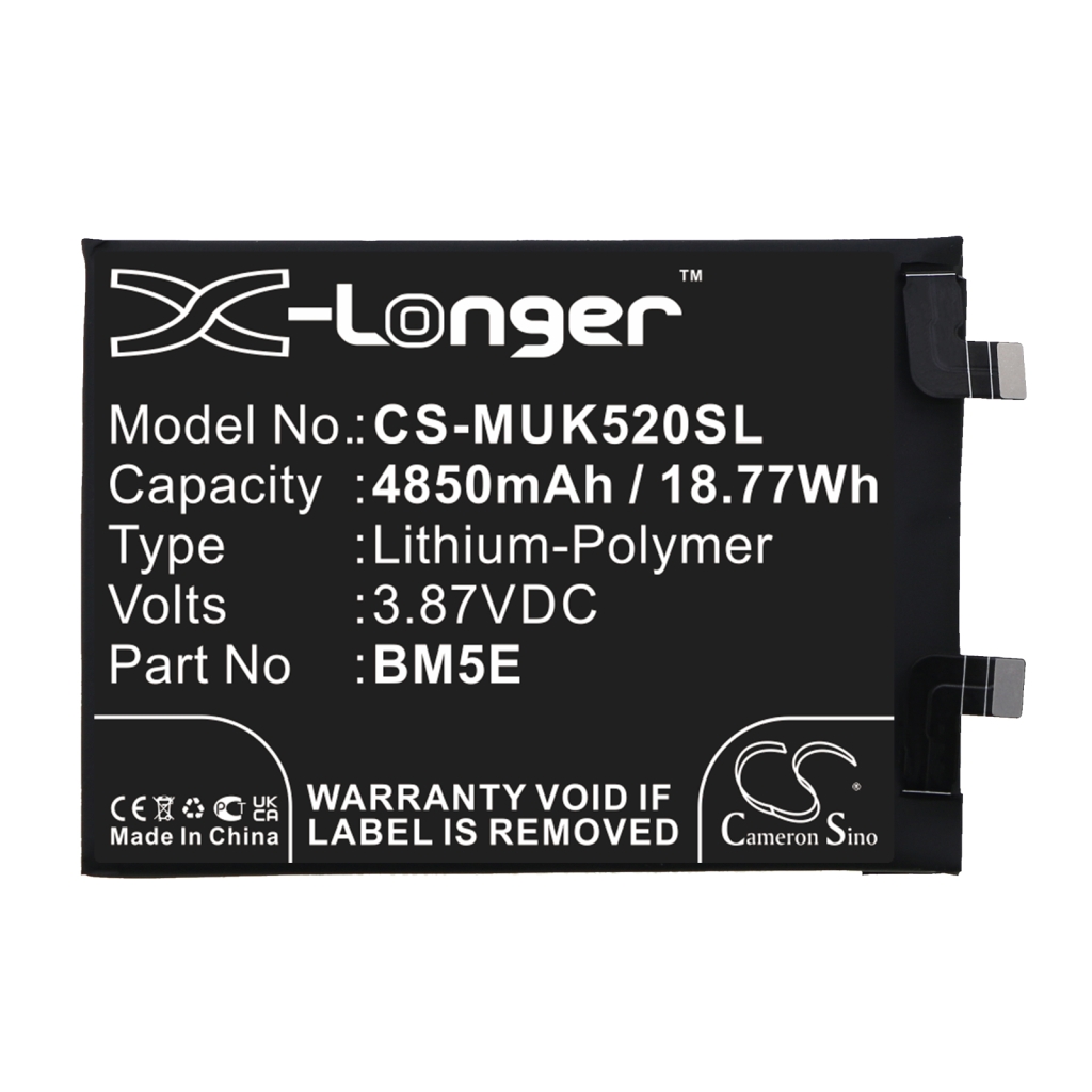 Compatible battery replacement for Xiaomi BM5E