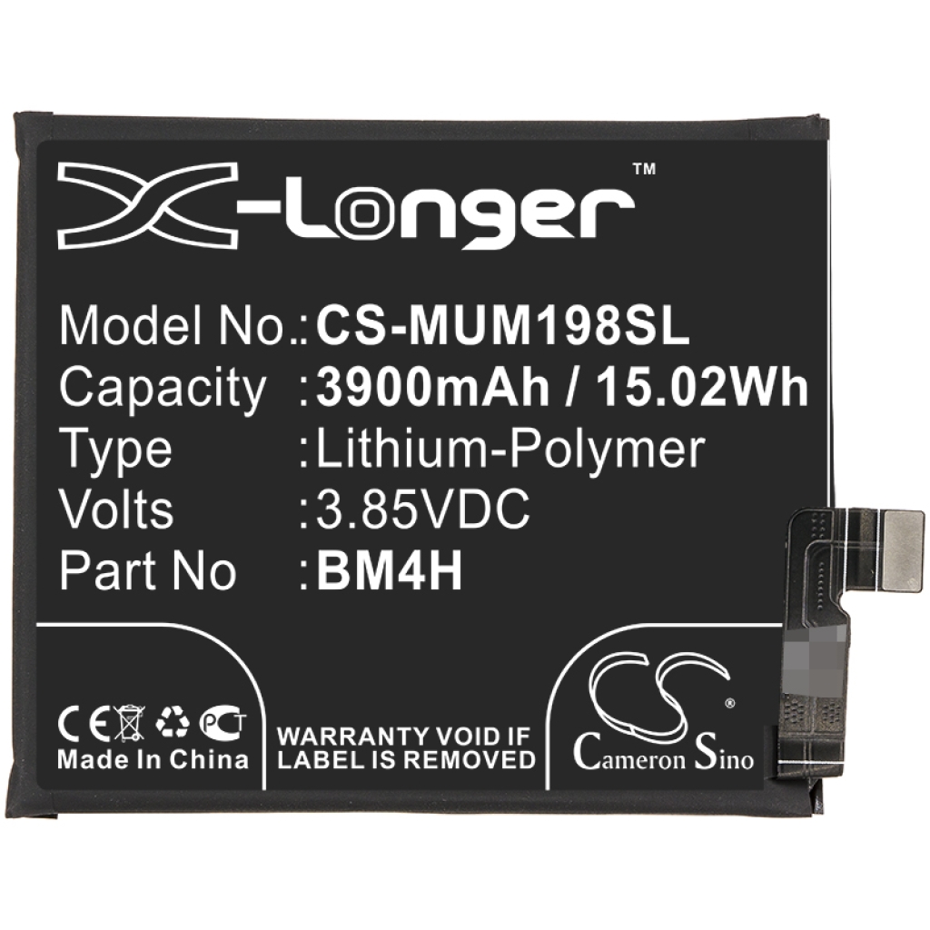 Compatible battery replacement for Xiaomi BM4H