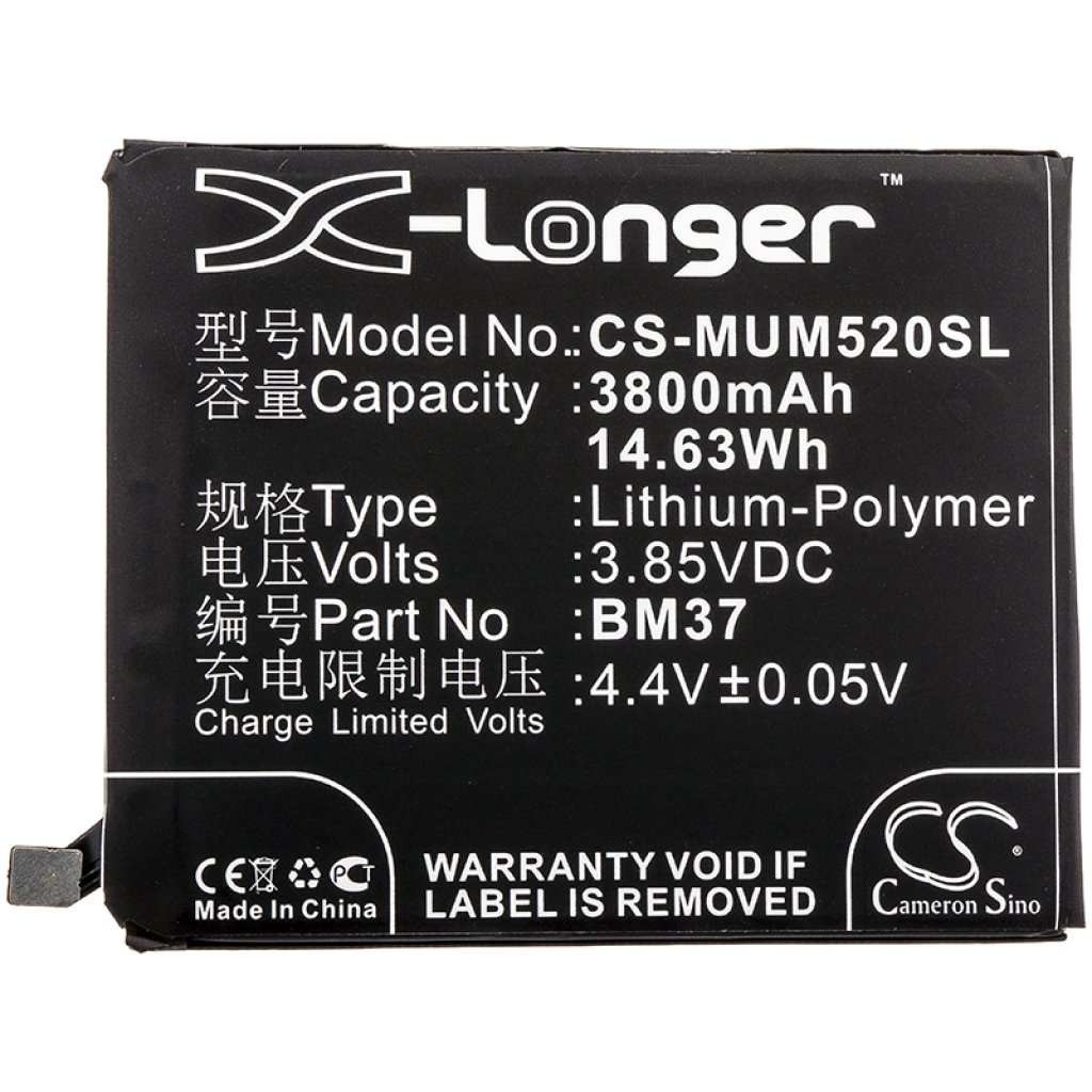 Compatible battery replacement for Xiaomi BM37 ( INTERNATIONAL VERSINO )