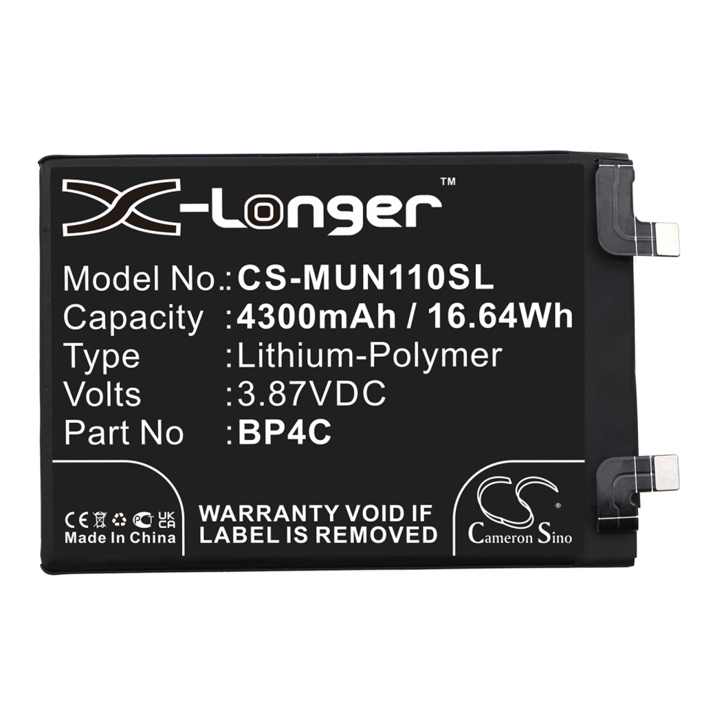 Compatible battery replacement for Xiaomi BP4C