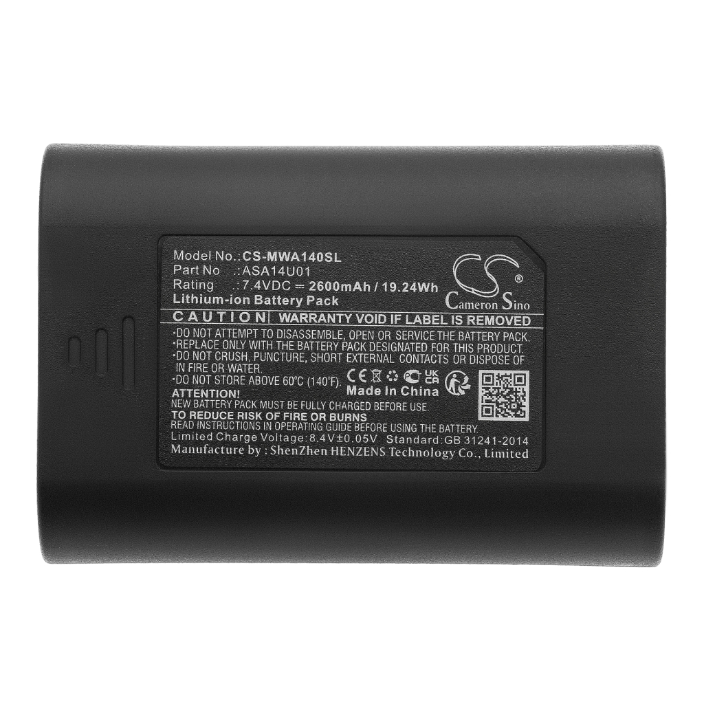 Kompatibilna zamjena baterije za Mobile warming ASA14U01
