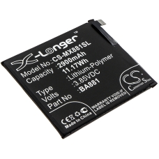 Kompatibilna zamjena baterije za MeiZu BA881