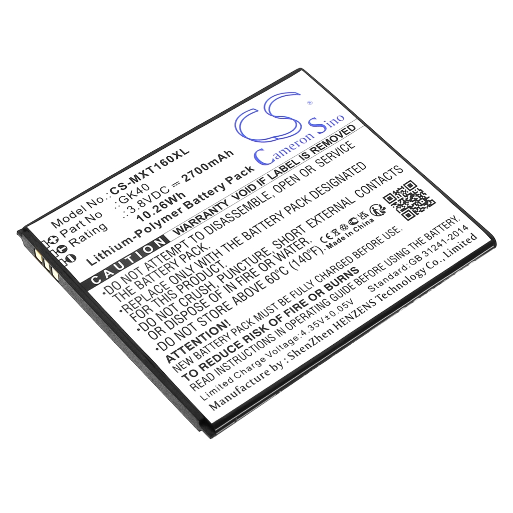 Kompatibilna zamjena baterije za Motorola GK40,SNN5967A,SNN5967B