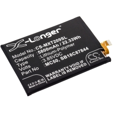 Kompatibilna zamjena baterije za Motorola MC50,SB18C87844