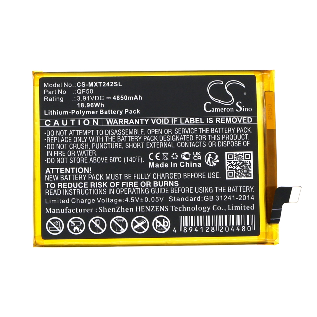 Kompatibilna zamjena baterije za Motorola QF50,SB18D96852