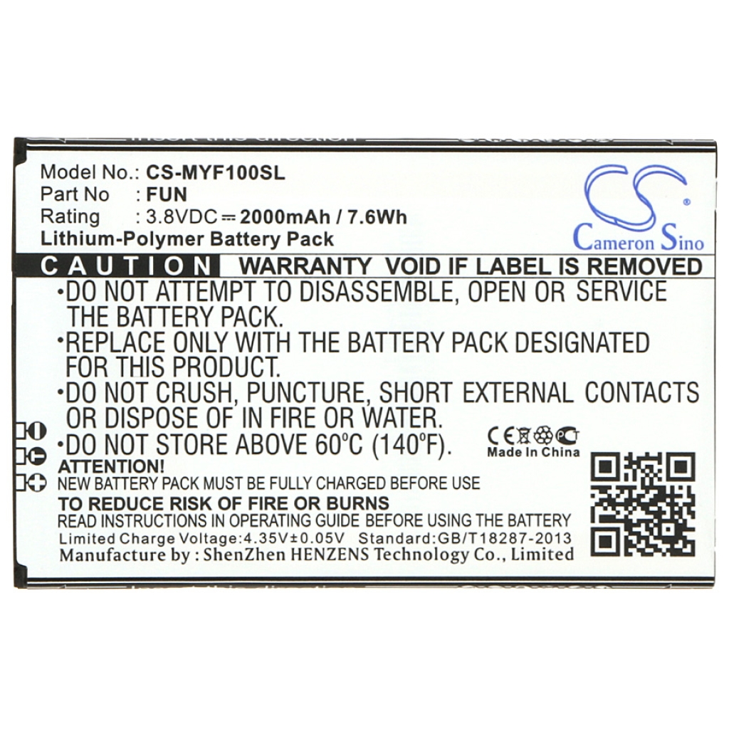 Baterija kompatibilno s Myphone CS-MYF100SL