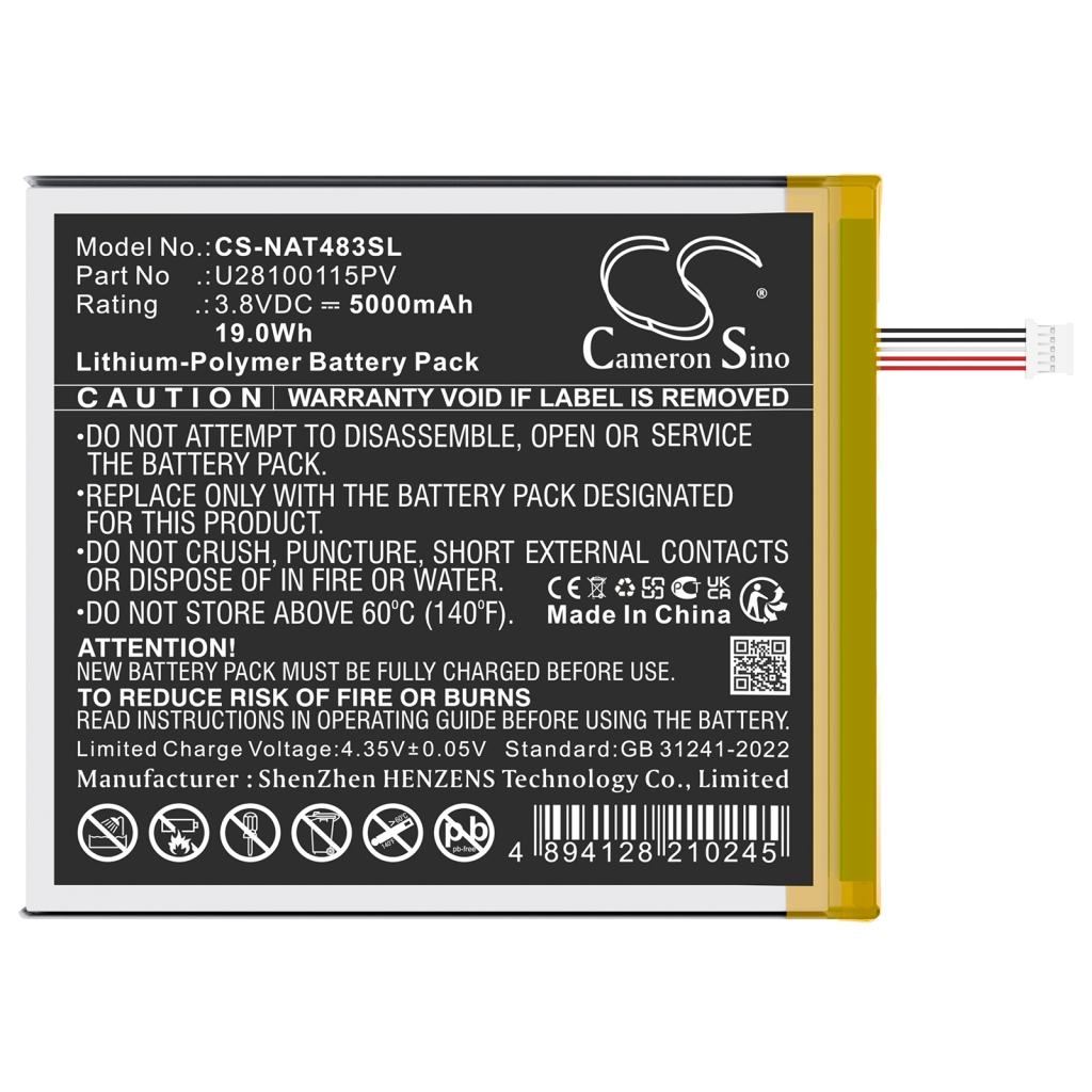 Baterija za tablet Onn CS-NAT483SL