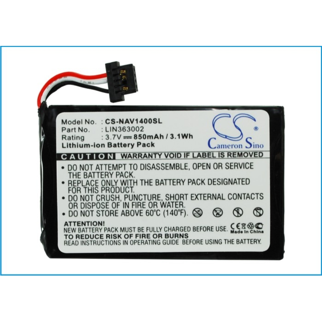 Baterija za GPS, Navigator Navigon 1410 (CS-NAV1400SL)
