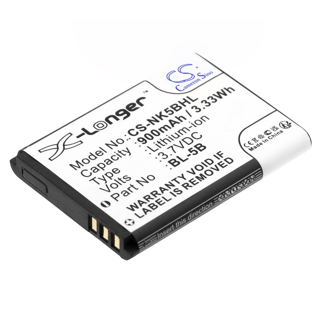 Alcatel Nokia Vodafone Baterija za GPS, Navigator BLU ... CS-NK5BHL