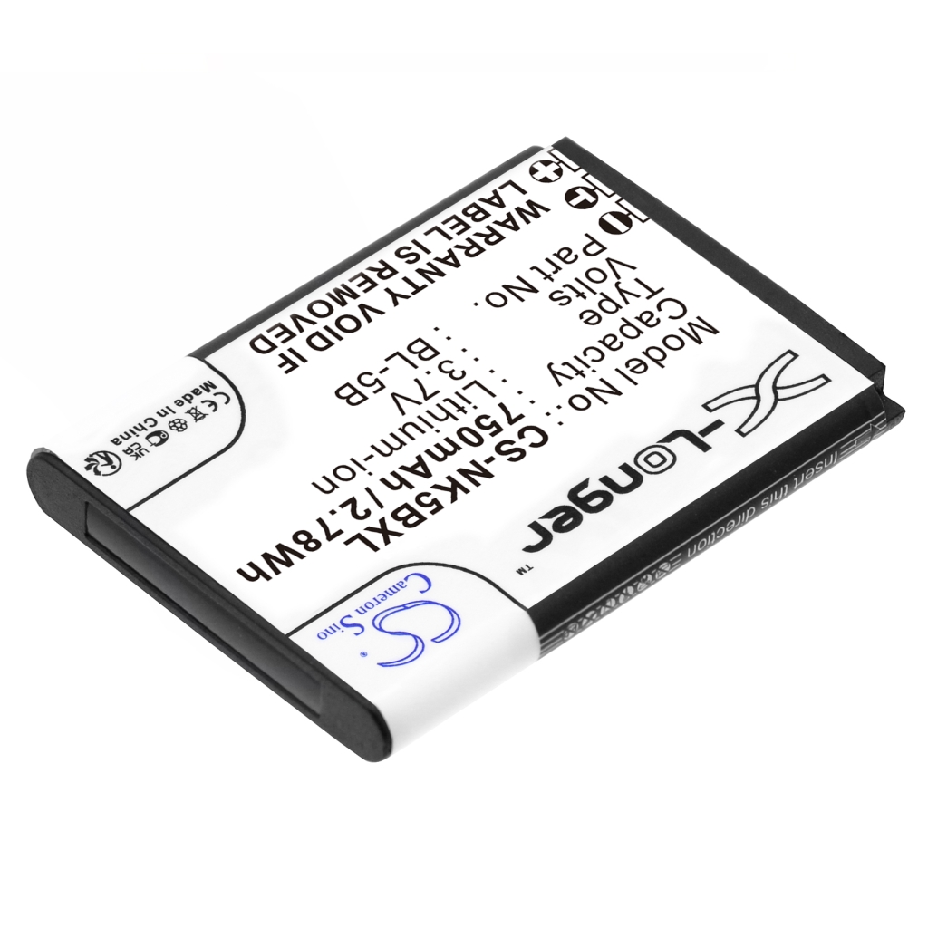 Alcatel Nokia Vodafone Baterija za GPS, Navigator BLU ... CS-NK5BXL