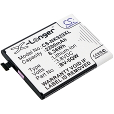 Kompatibilna zamjena baterije za Nokia BV-5QW