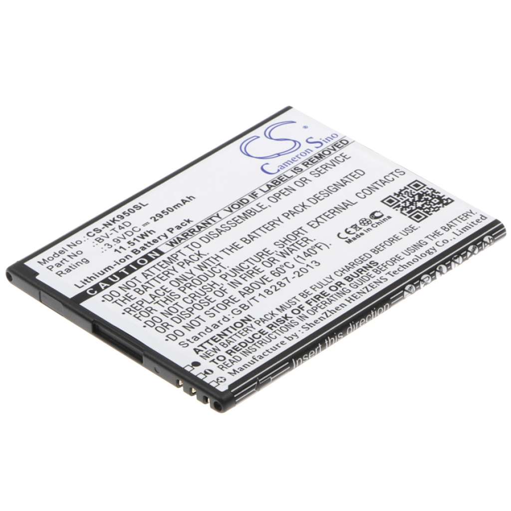 Kompatibilna zamjena baterije za Nokia BV-T4D