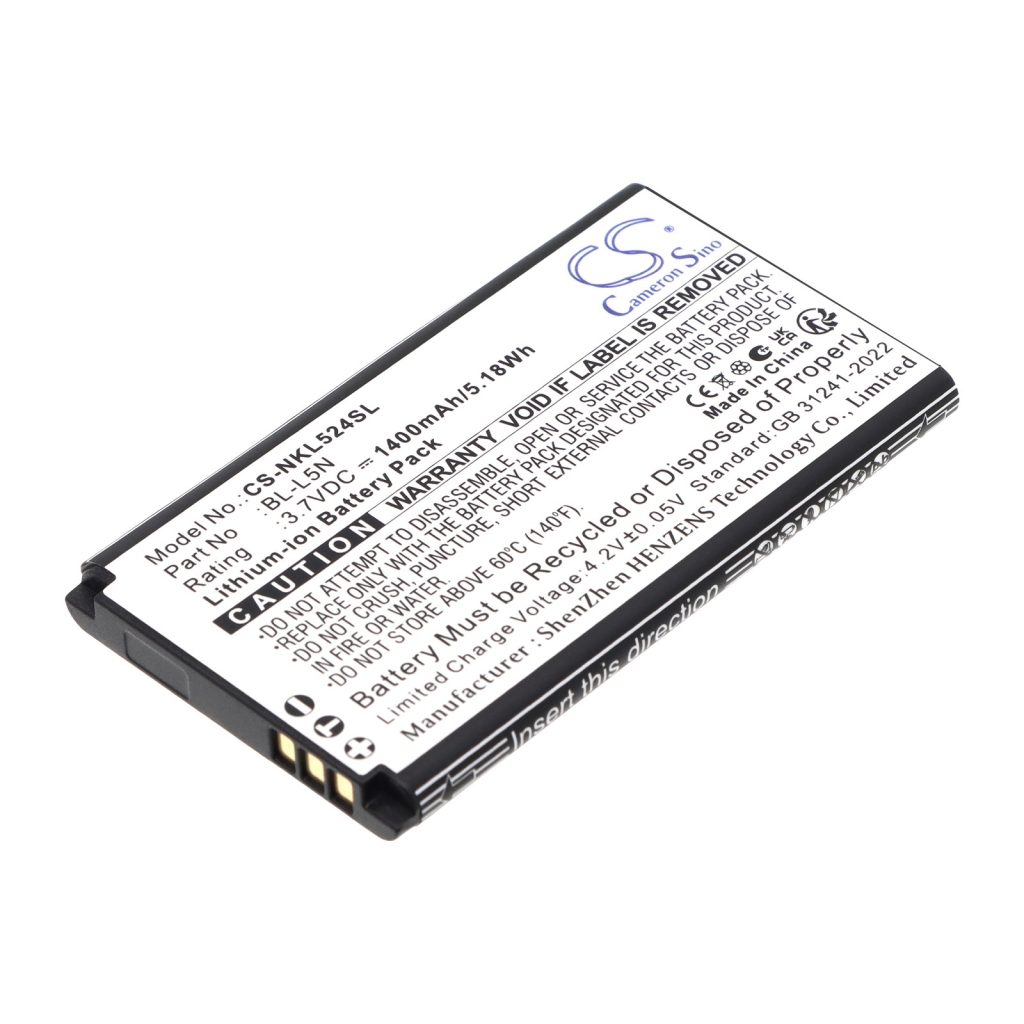 Baterija kompatibilno s Nokia CS-NKL524SL