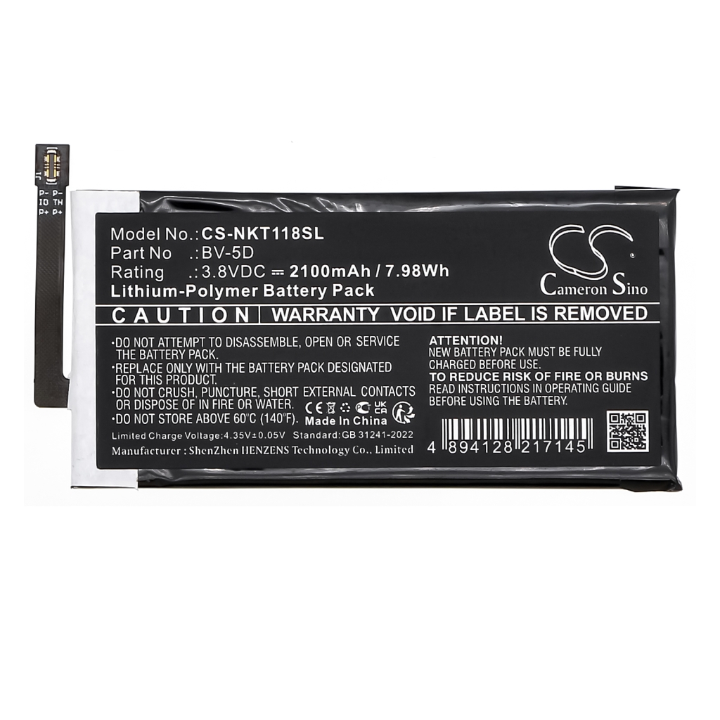 Baterija za mobilni telefon Nokia TA-1186/DS (CS-NKT118SL)