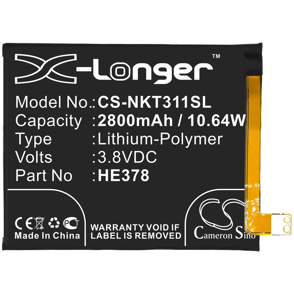 Baterija za mobilni telefon Nokia CS-NKT311SL
