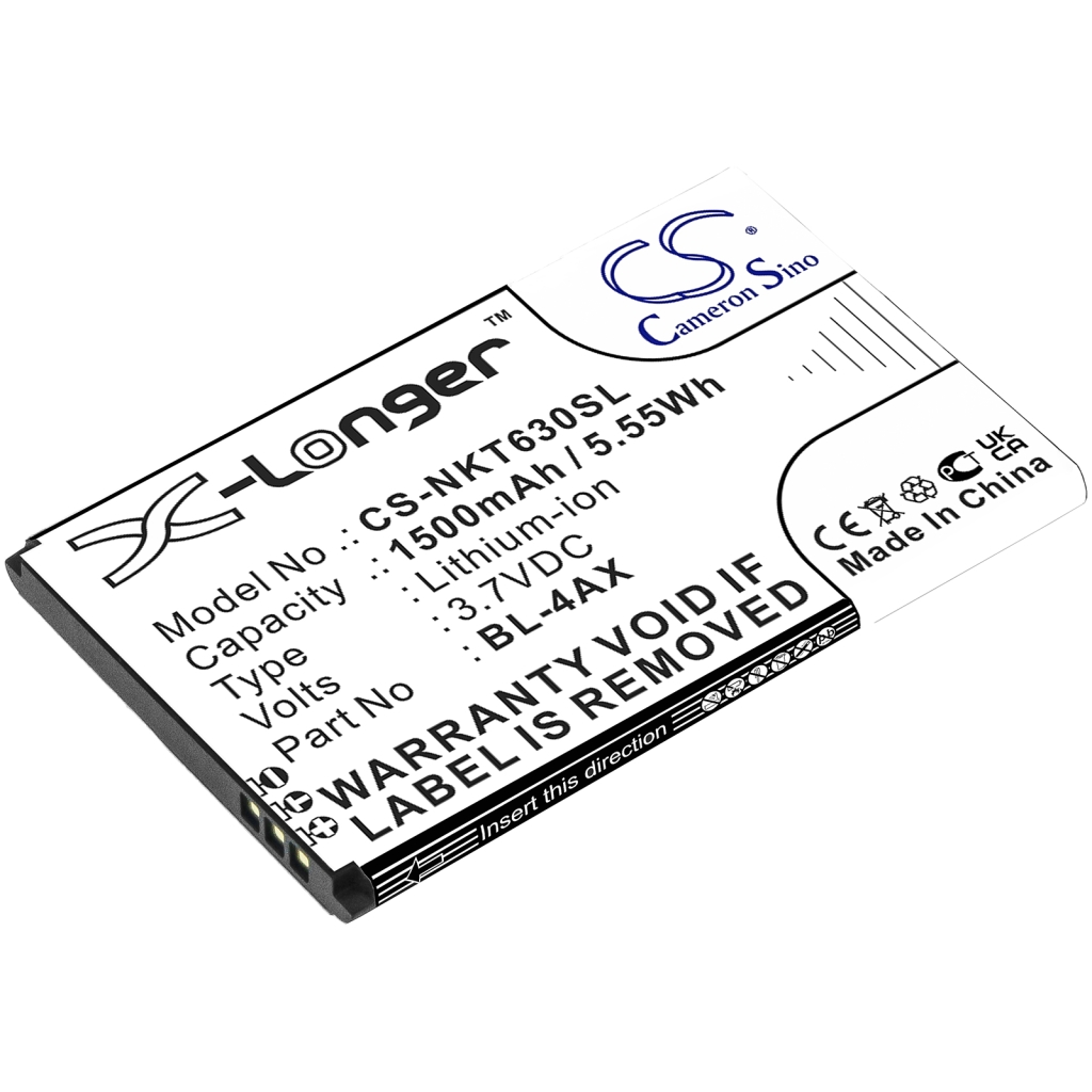 Baterija za mobilni telefon Nokia CS-NKT630SL